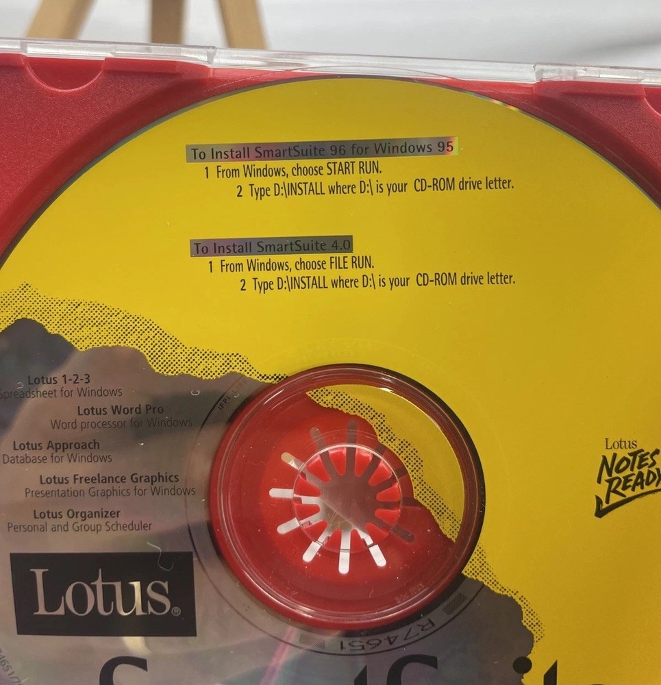 Lotus Smartsuite For Windows 96 For Windows 95 CD-ROM