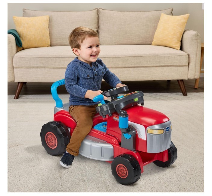 VTech Get Growing Tractor and Mower Ride-On