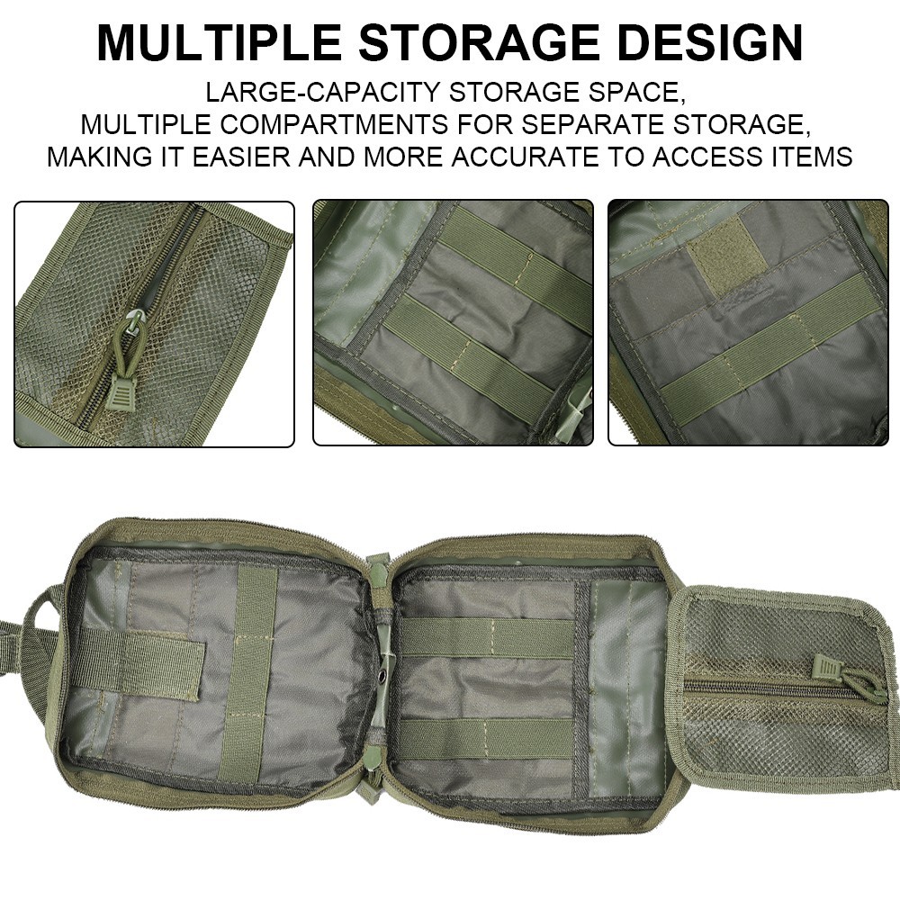 Tactical MOLLE Rip Away EMT Medical First Aid IFAK Medical Pouch Utility Bag