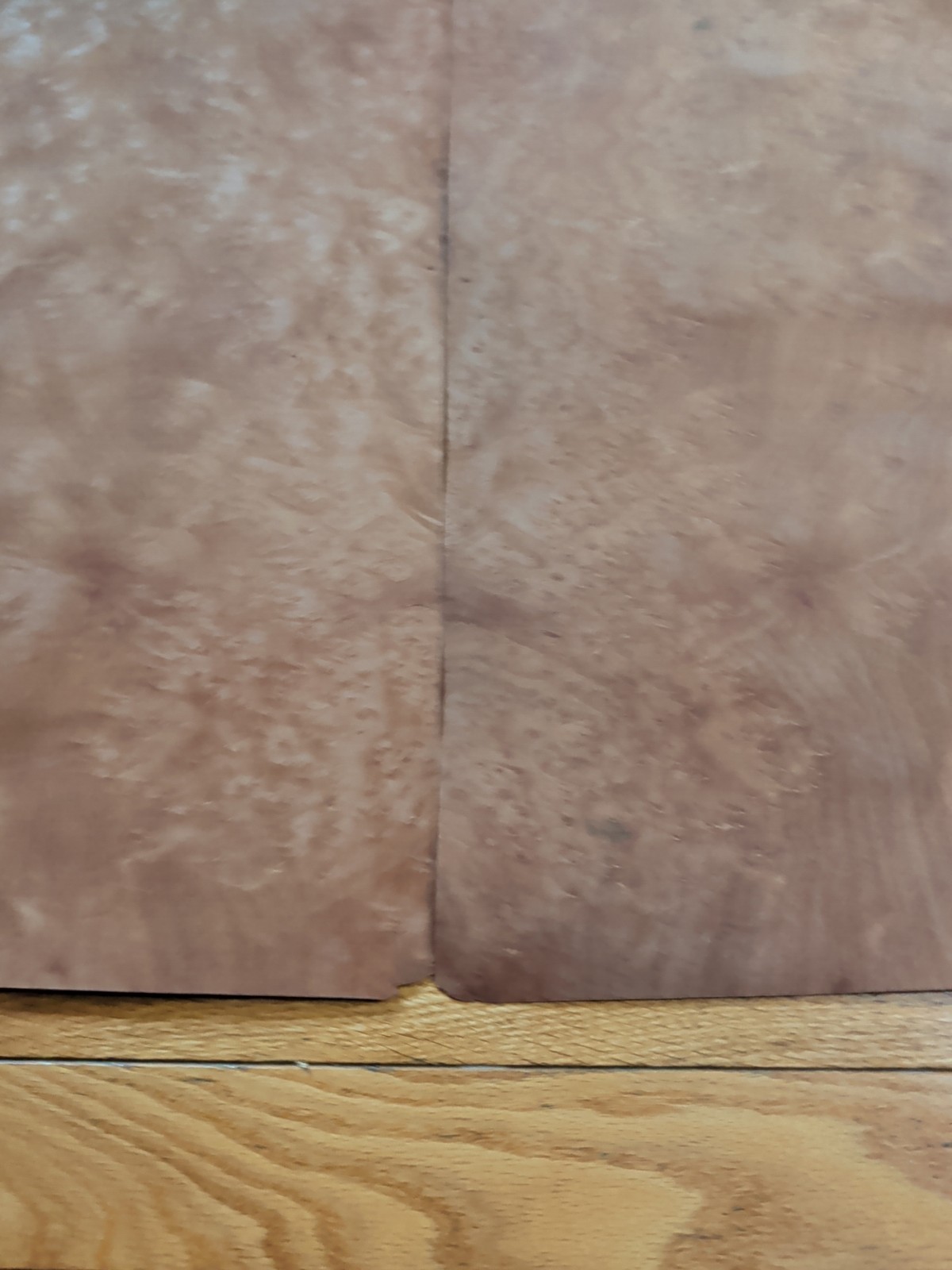 Madrone burl veneer 10 1/2" x 19 1/4" each, 2 pieces wood 1/42" raw