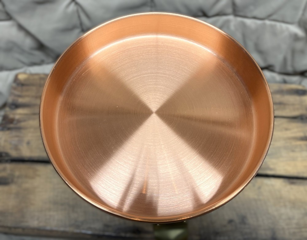 Vintage Old Dutch Solid Copper Chafing Dish w/Box