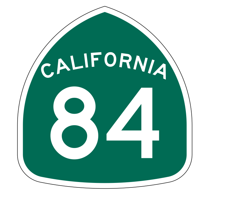 California State Route 84 Sticker Decal