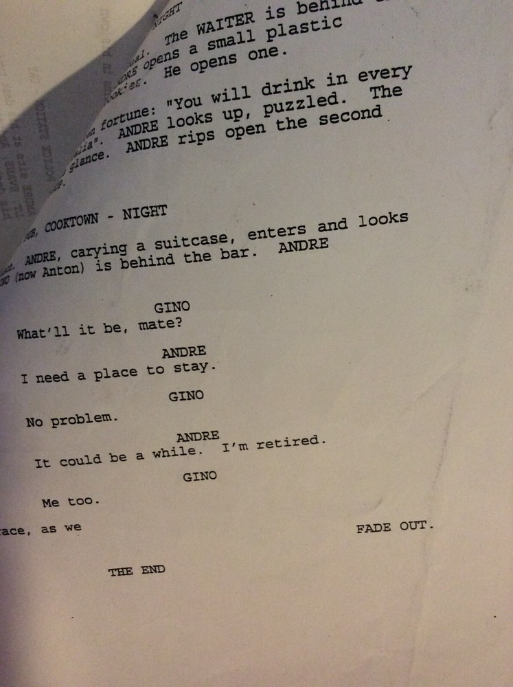 ORIGINAL SCRIPT VENDETTA 1996 DRAFT SUZANNE MUSTACICH ROGER LOWENSTEIN