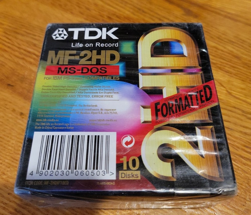 TDK T06050 3.5 inch Floppy Discs - 10 Pack