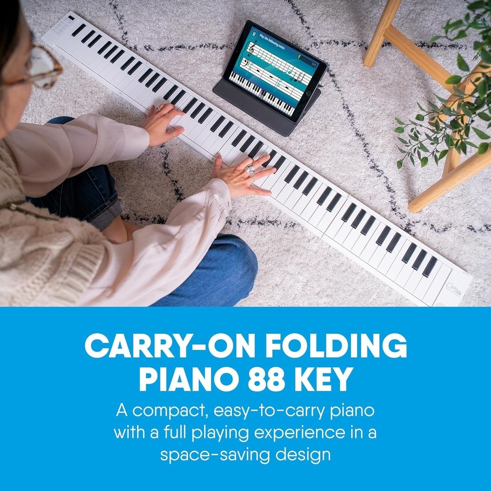 USB MIDI Controller - Portable 88-Key Folding Digital Piano