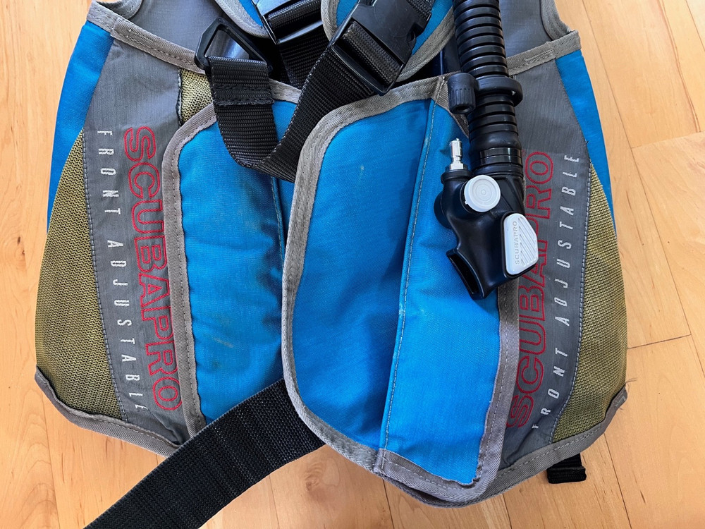 Scubapro Classic BCD.Size Small- Front Adjustable -Blue