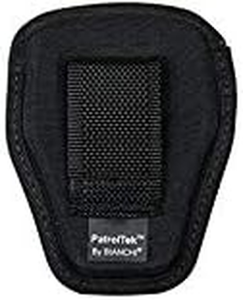 Bianchi 8034 Open Handcuff Case Black Nylon Holder Security Pouch Pull Through