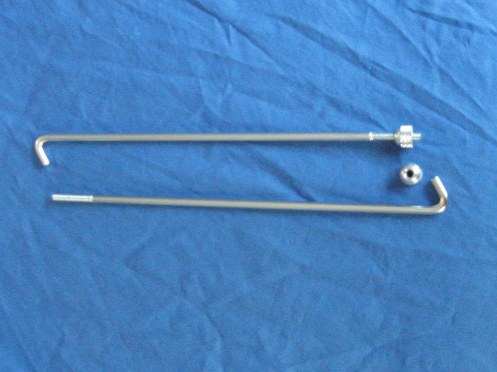 2- Repop columbus peanut machine hold down rods (SHORT)