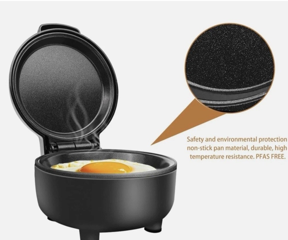 🏅Smart Fried Egg Cooker, 6 Fried Egg Features, Make fried egg Sunny side