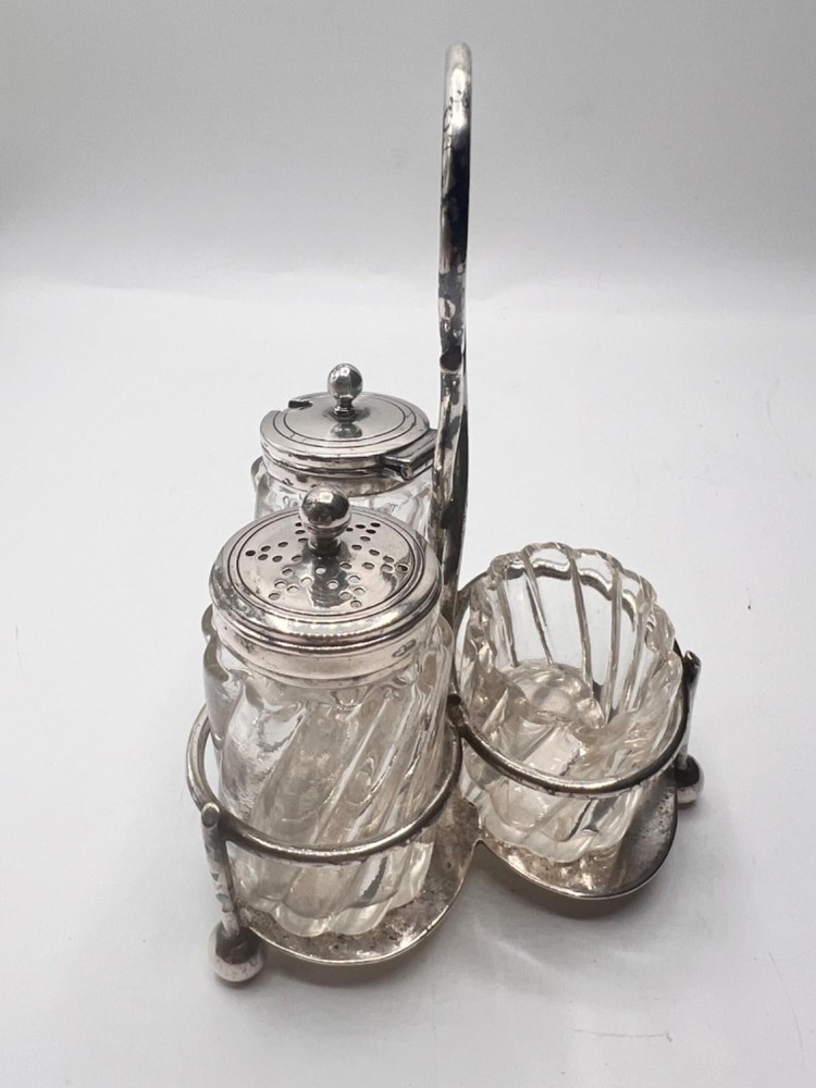 antique condiment set