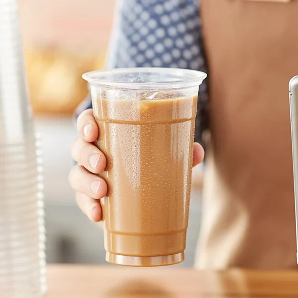 20 oz. Plastic Cold Cup - Designed for Use Without Lid