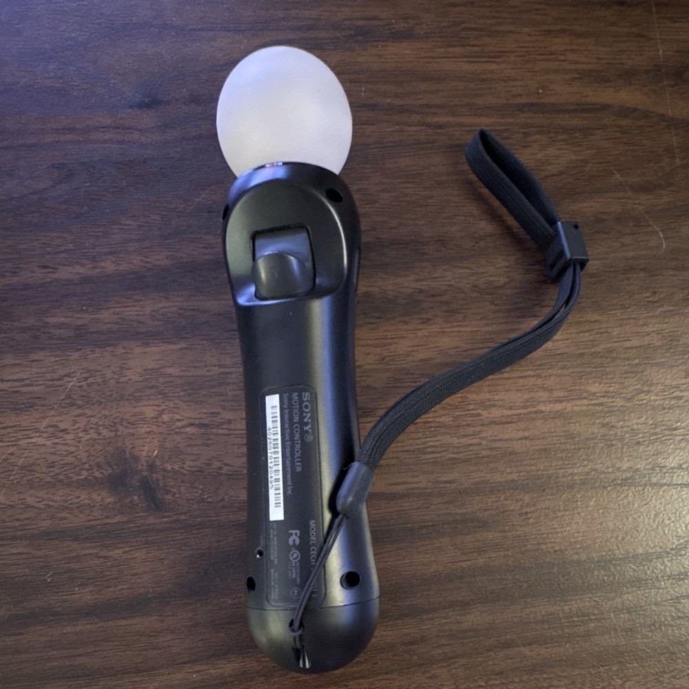 Sony PlayStation Move Motion Controller Black Wireless PS3 PS4 CECH-ZCM1U