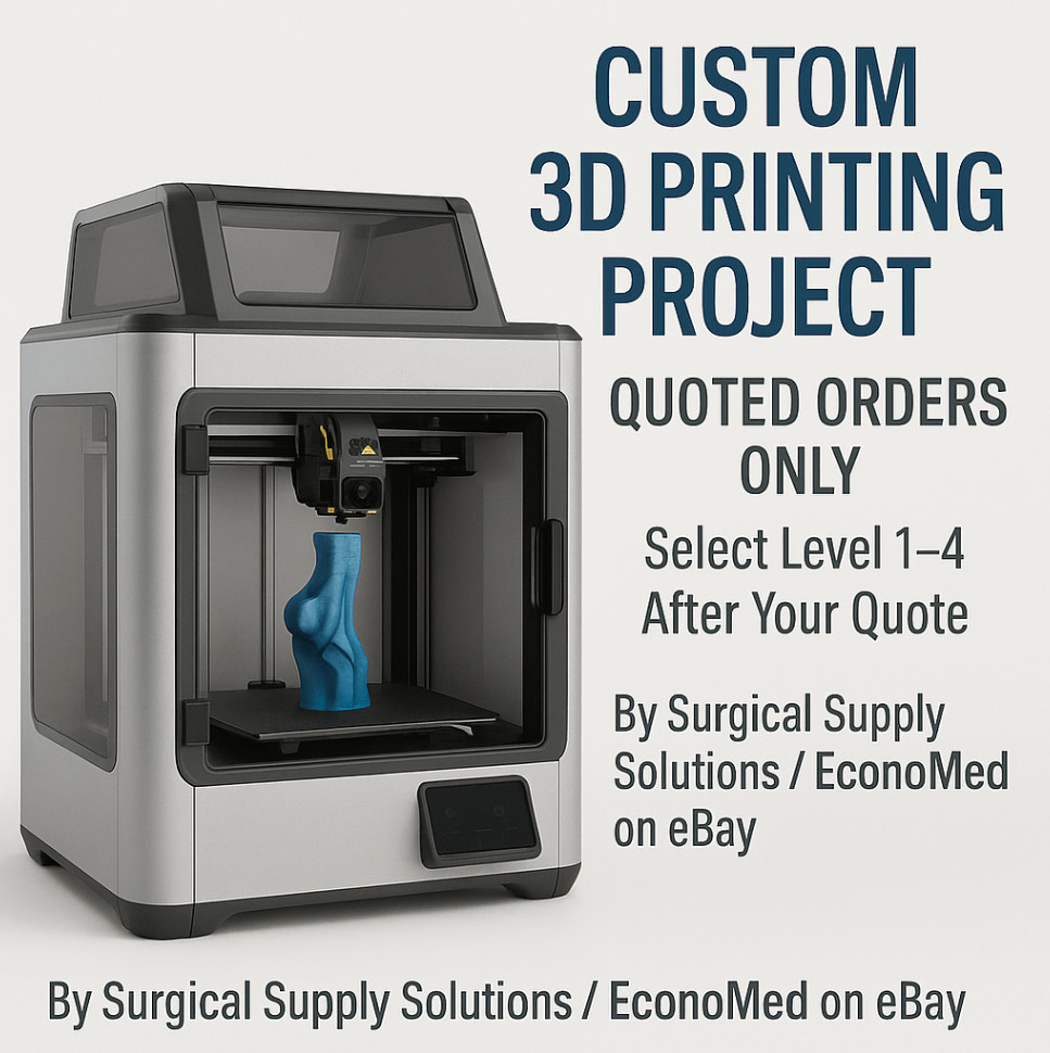 Custom 3D Printing Project – Quoted Orders Only