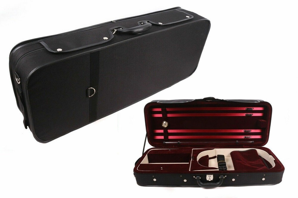 15-16 Inch Viola Case Adjustable Fit Light Durable Soft Red Padding Strong