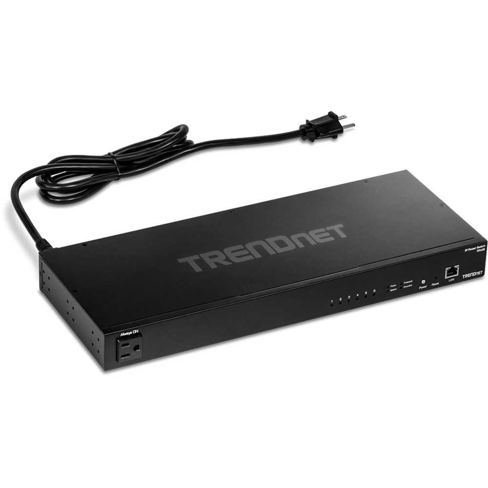 TRENDnet 6-Outlet Managed Rackmount Power Distribution Unit TPI-06