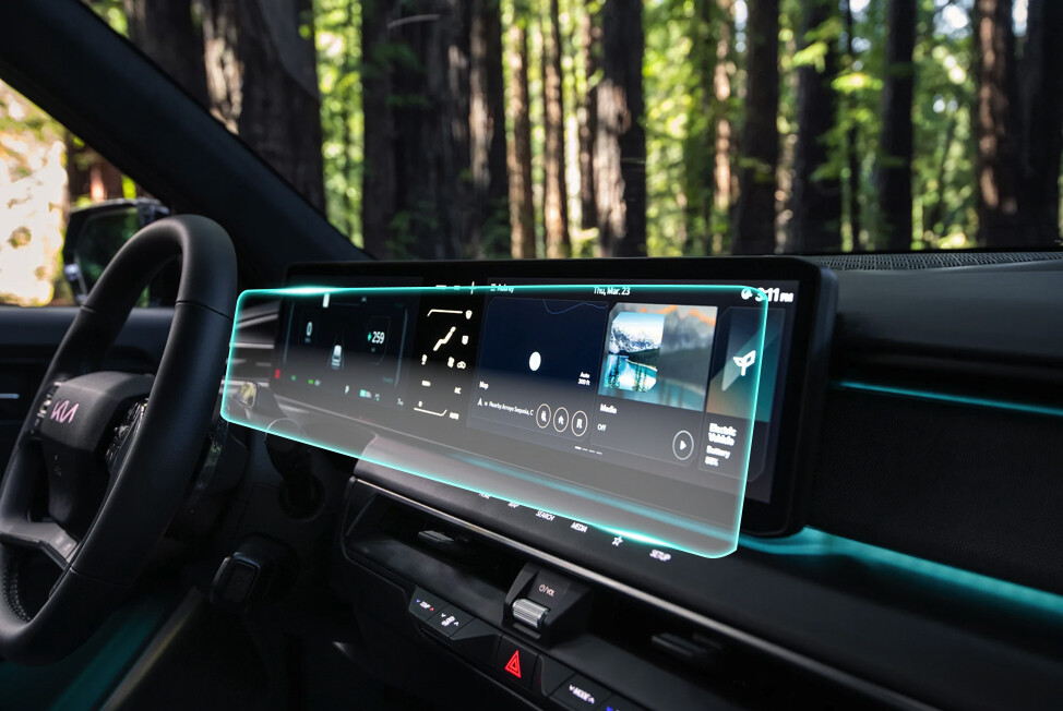 Crystal Clear Screen Protector for 2024 Kia EV9 Vehicle Navigation