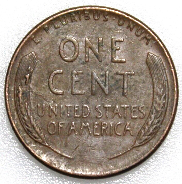 1957 Lincoln Wheat Cent , Die Obverse EIB Error Reverse: Defect Errors