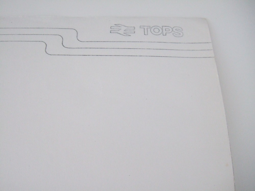 BRITISH RAIL. TOPS 9200 Operator's Guide + Other Paperwork. Excellent Condition.