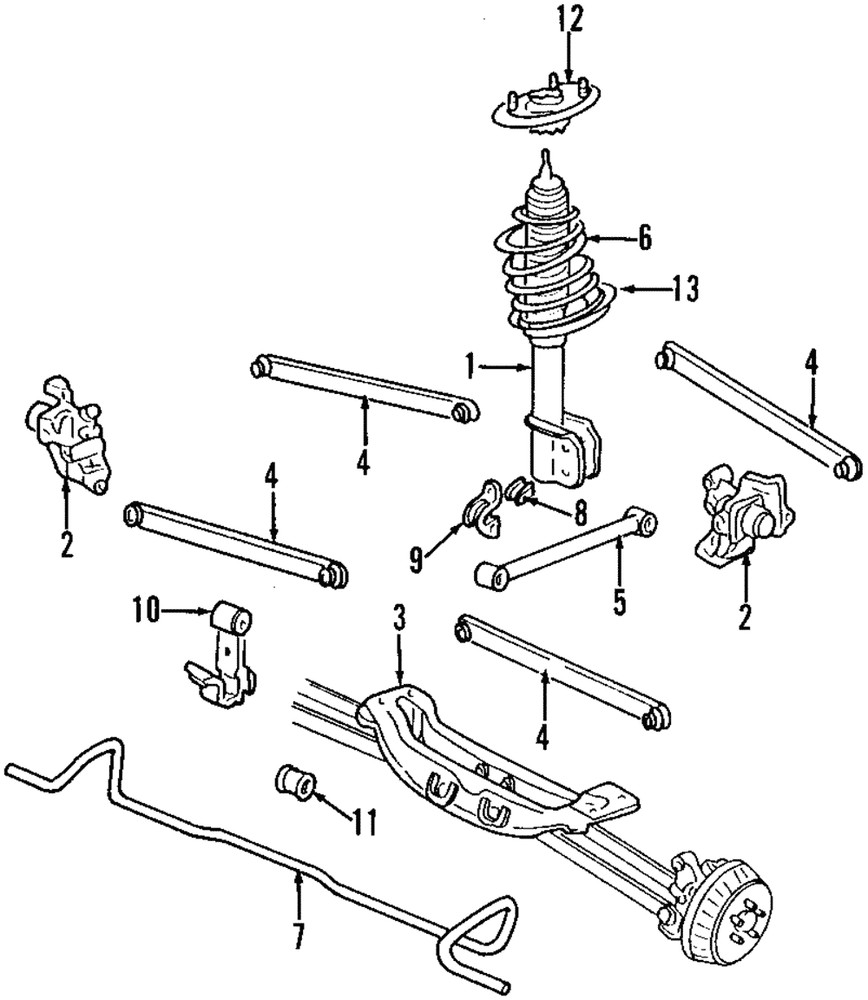Genuine GM Strut Mount 10410964
