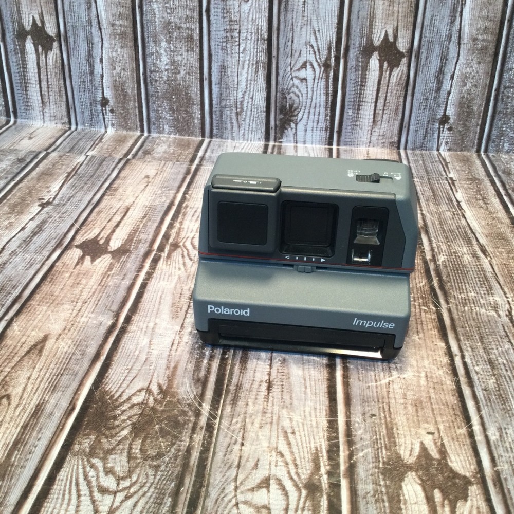 Polaroid Impulse Instant Film Camera Built in Flash With Strap UNTESTED