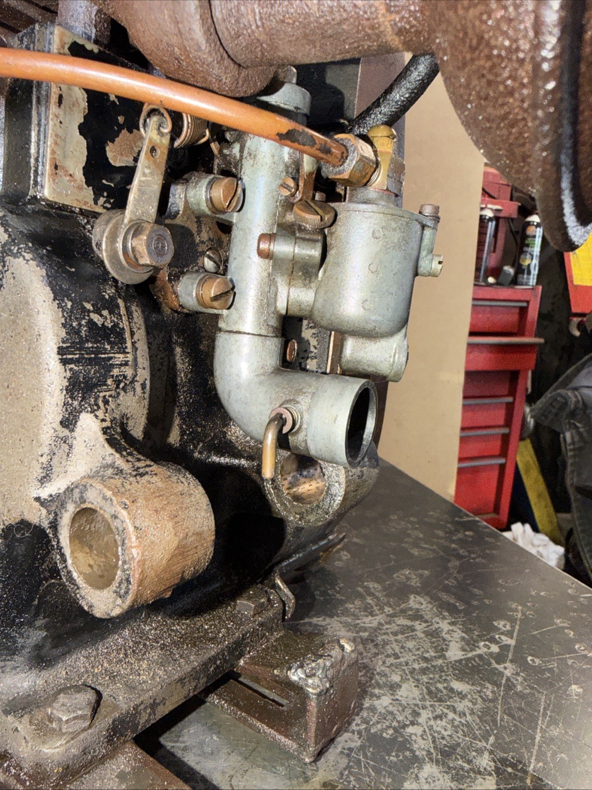 Antique Briggs & Stratton Model H Kick Start Aircooled Engine