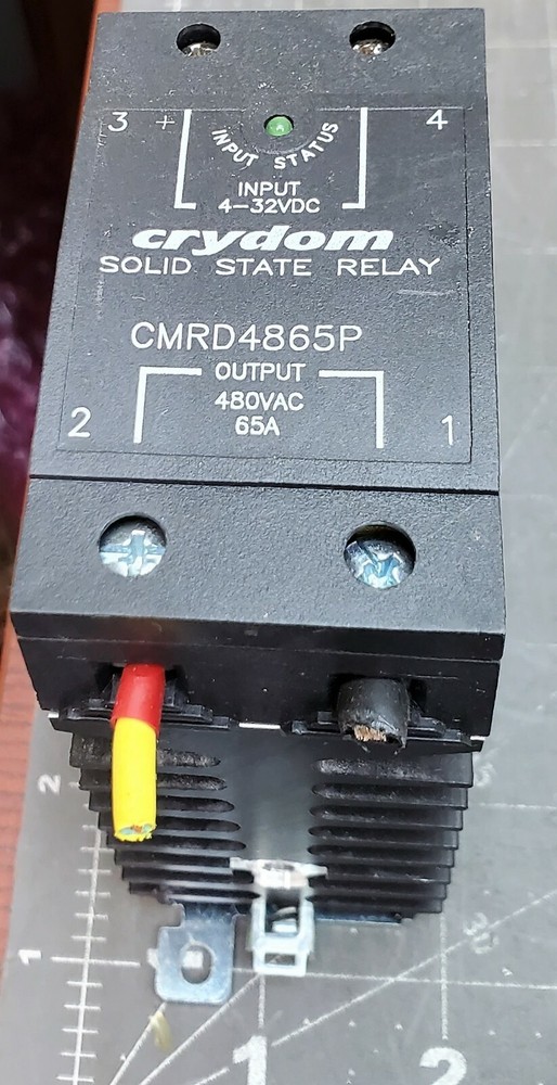 CRYDOM CMRD4865P Solid State Relay, 3 ~ 32VDC, 65A Overvoltage Protection [Z3B6]