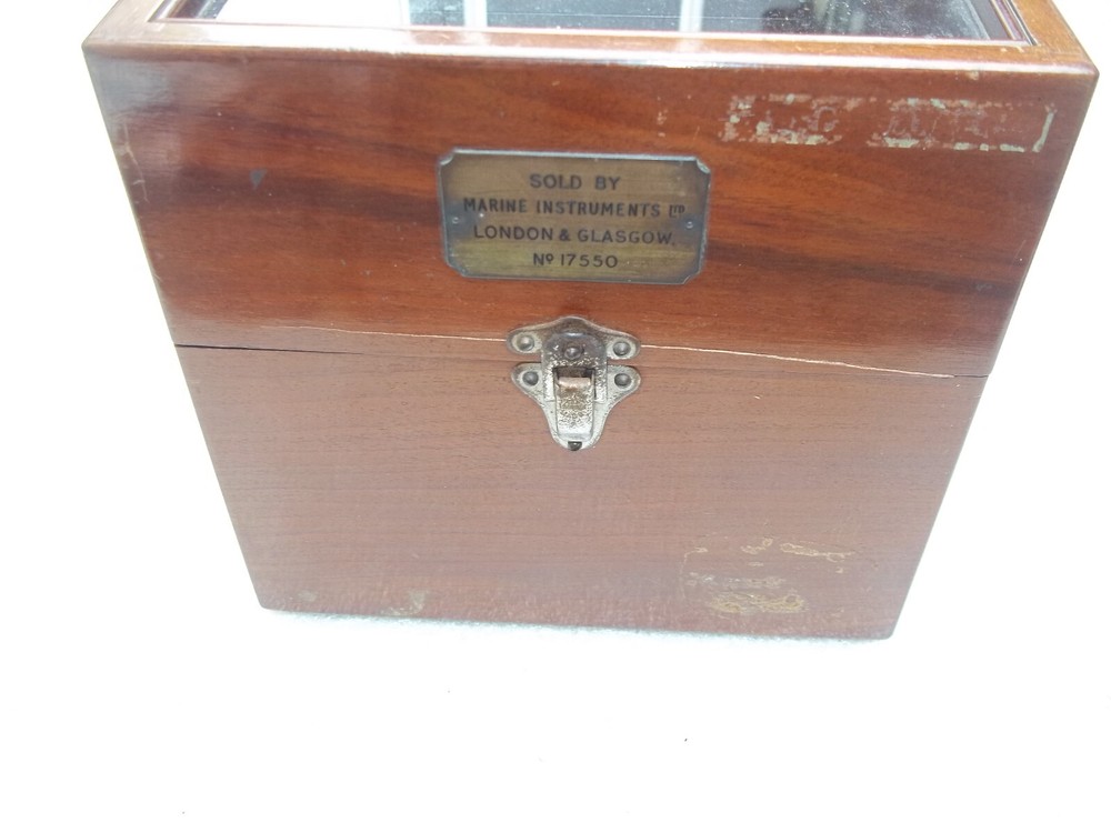 Vintage Thomas Mercer Marine Chronometer Case
