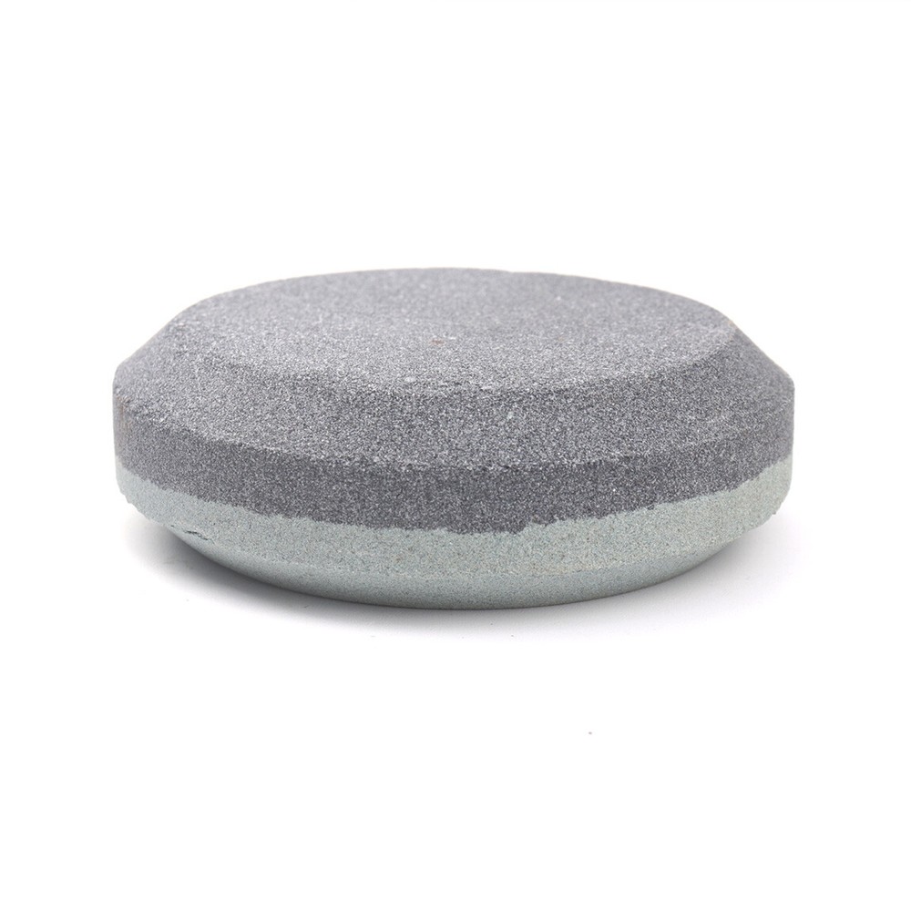 Round 2 Grit Sharpening Stone Axe Blade Edge Sharpener Puck Hand Tool Bushcraft