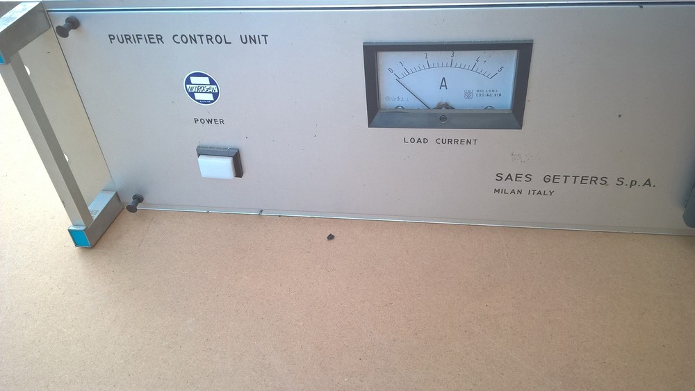 SAES GETTERS Rare GAS Purifier Controller Unit Heated+Thermo System 852 nitrogen