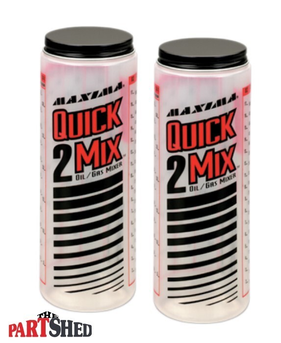 2 Pack Maxima Pre Mix 2 Stroke Quick Mix Ratio Measuring Bottles