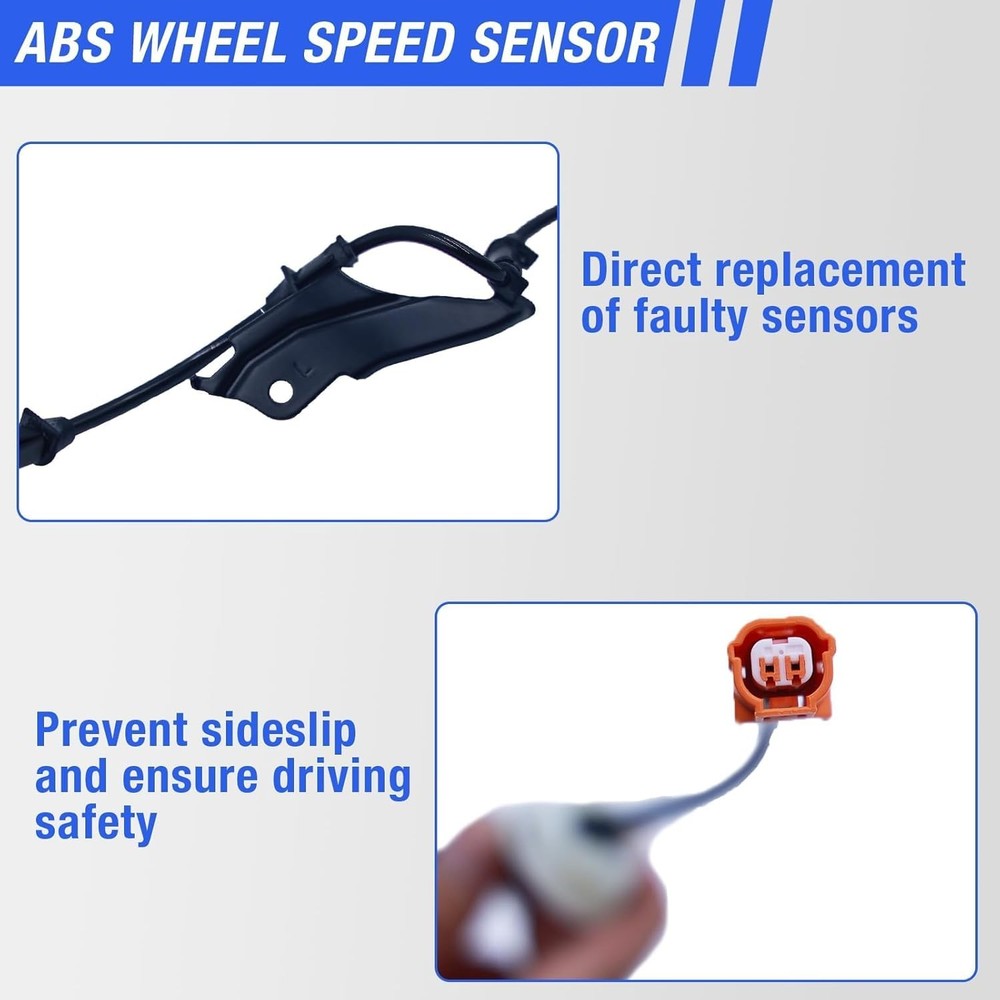 ABS Wheel Speed Sensor Front Left Right Compatible with 2003-2007 Honda Accor...
