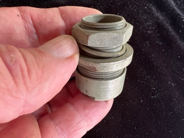 WW2 Radio FT-237 base Tank Command Car Power Cable Clamp/Bulkhead Fitting