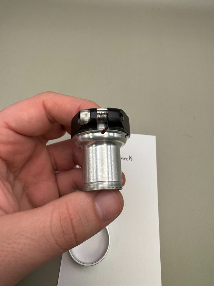 CCM PB Impulse Clamping Feedneck 2 x Collars-Silver