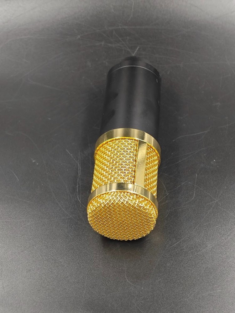 BM-800 Condenser Microphone Black/Gold Used Working