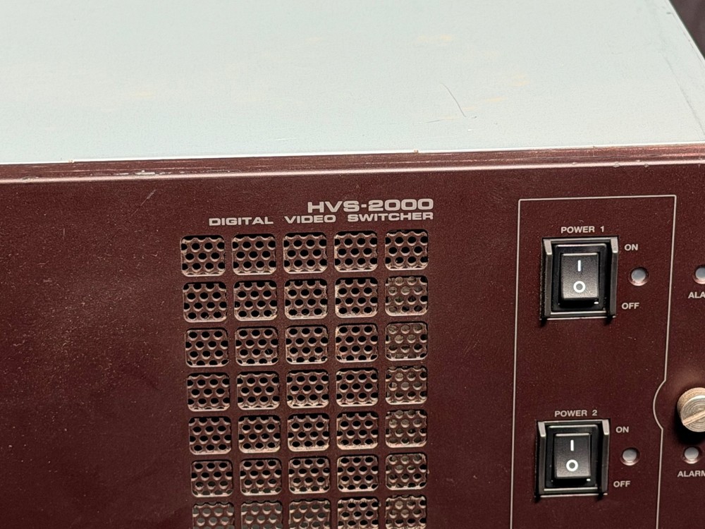 For.A HVS-2000 3G/HD 2 M/E Video Switcher w/ HVS-2240OU Switcher Panel
