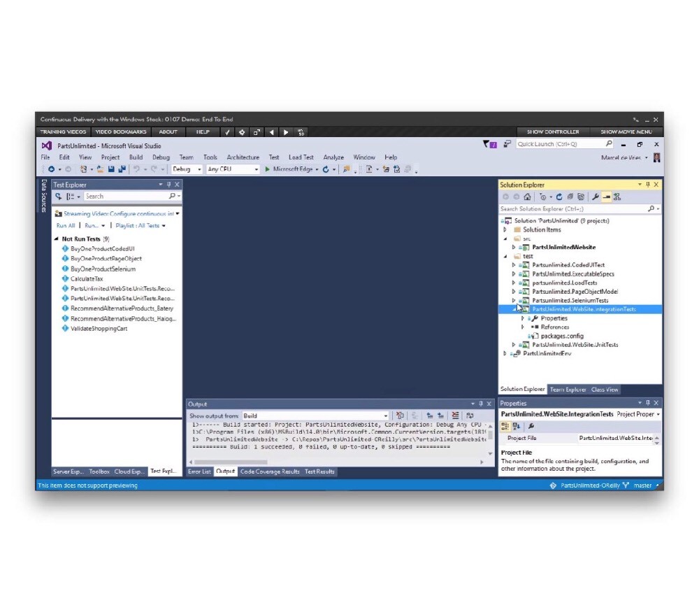 O'Reilly Continuous Delivery With The Windows Stack Video Training DVD