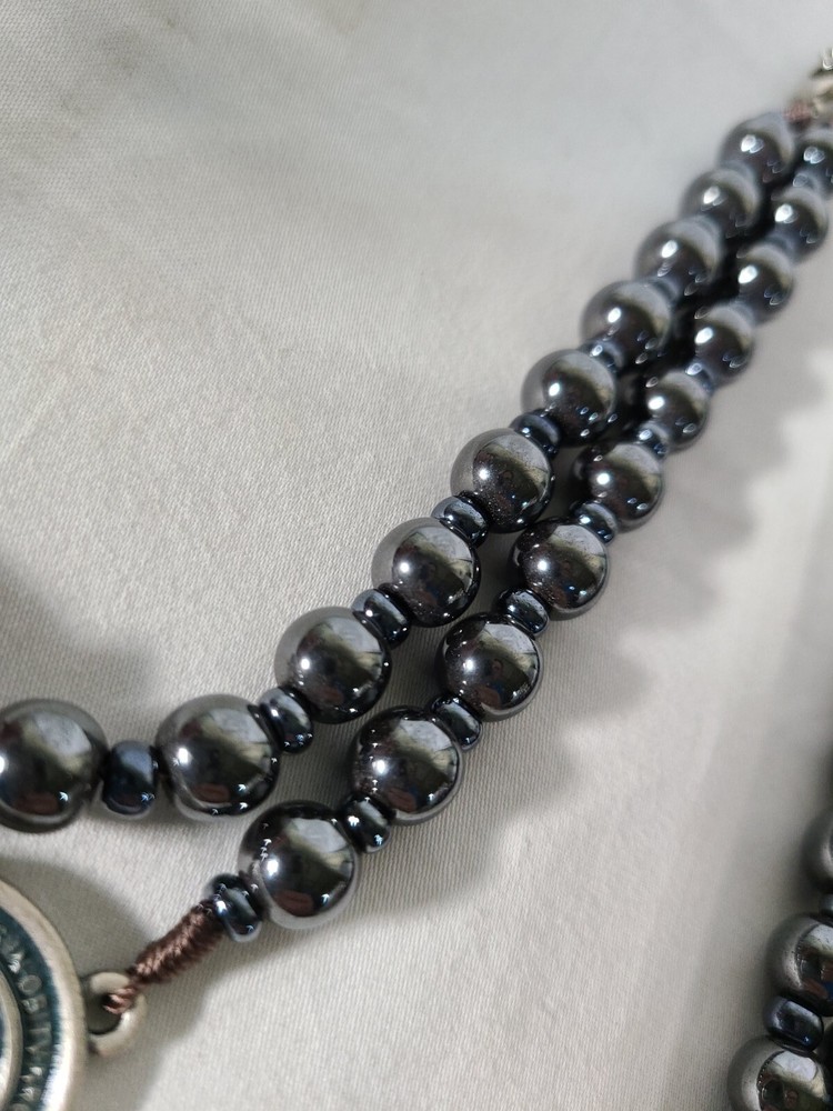 Intercession Hematite Rosary 8mm (cc)