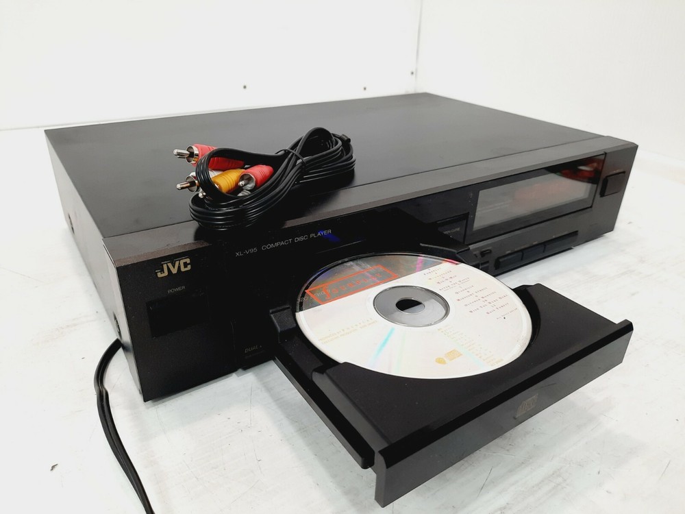 JVC XL-V95BK Compact CD Player/ Dual D/A Convertor System - ■S■Tested & Working■