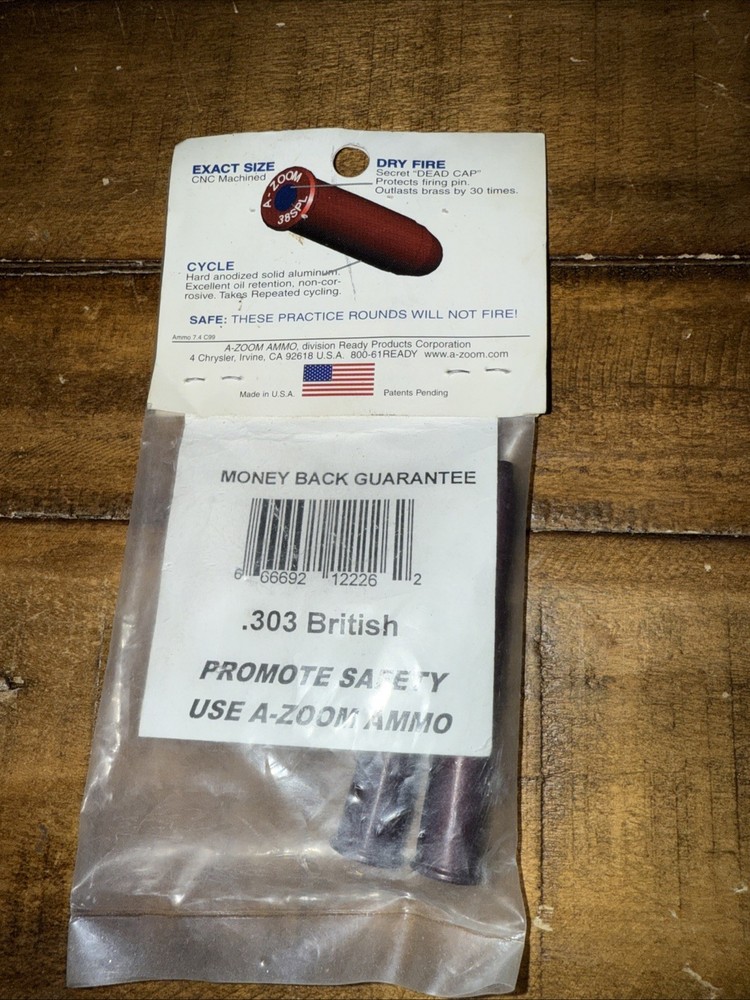 A-ZOOM 303 British Precision Snap Caps (2 Pack)