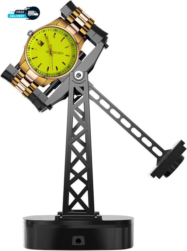 Single Watch Winder for Automatic Watches Timer Shutdown Adjustable Speed mSelf