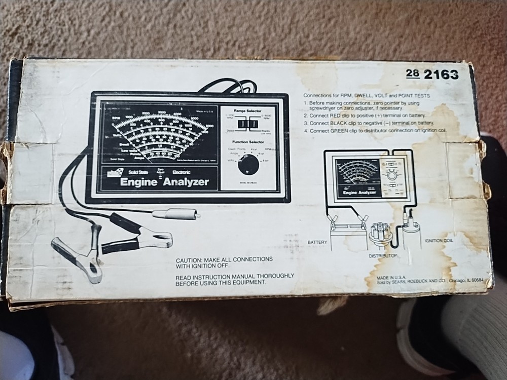 Vintage Sears Engine Analyzer