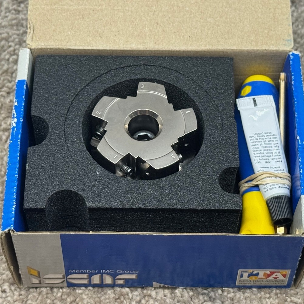 ISCAR 2" MILLTHREAD INDEXABLE THREADING MILL SHELL MILL - MTF D2.50-5-.75-21
