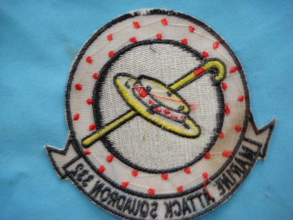 VIETNAM WAR PATCH, USMC MARINE ATTACK SQUADRON VMA-332