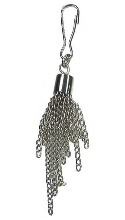 Silver Chain Zipper Pull