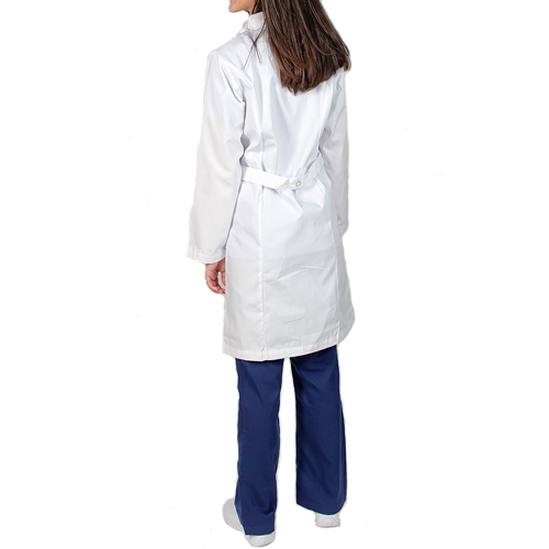 Medical White Unisex Lab Coats Uniform For Men Women Lab Coat Long Sleeve Jacket