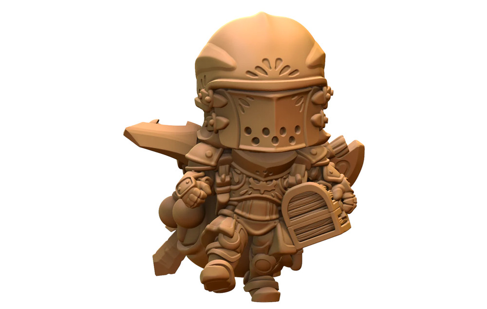 Capsule Chibi - Overencumbered Knight