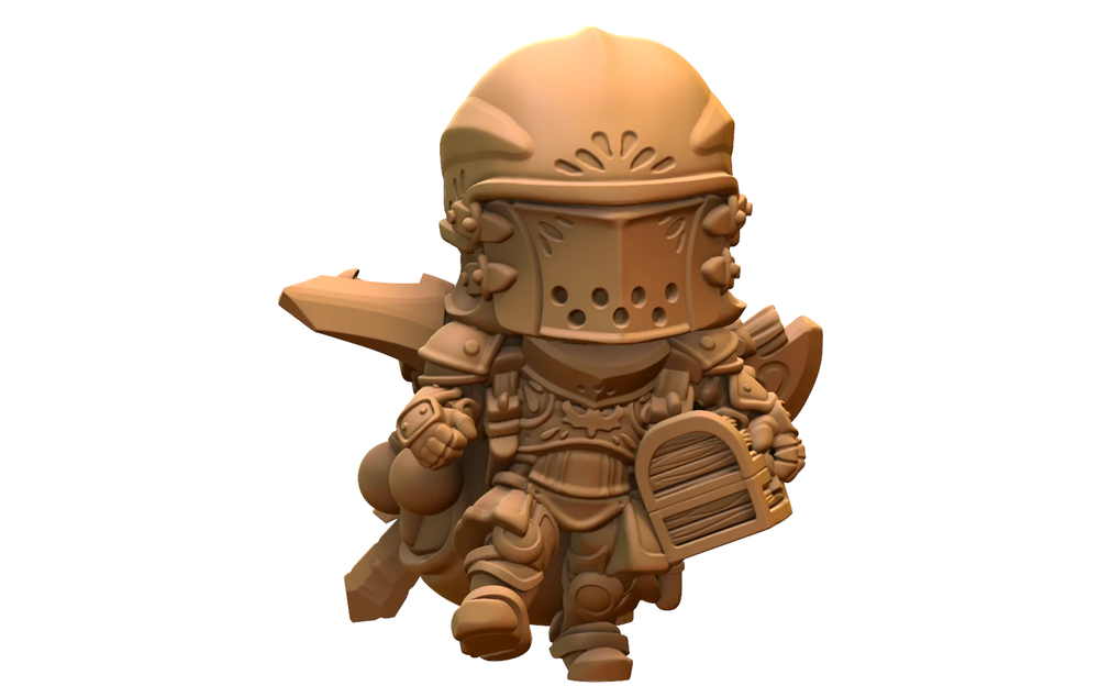 Capsule Chibi - Overencumbered Knight