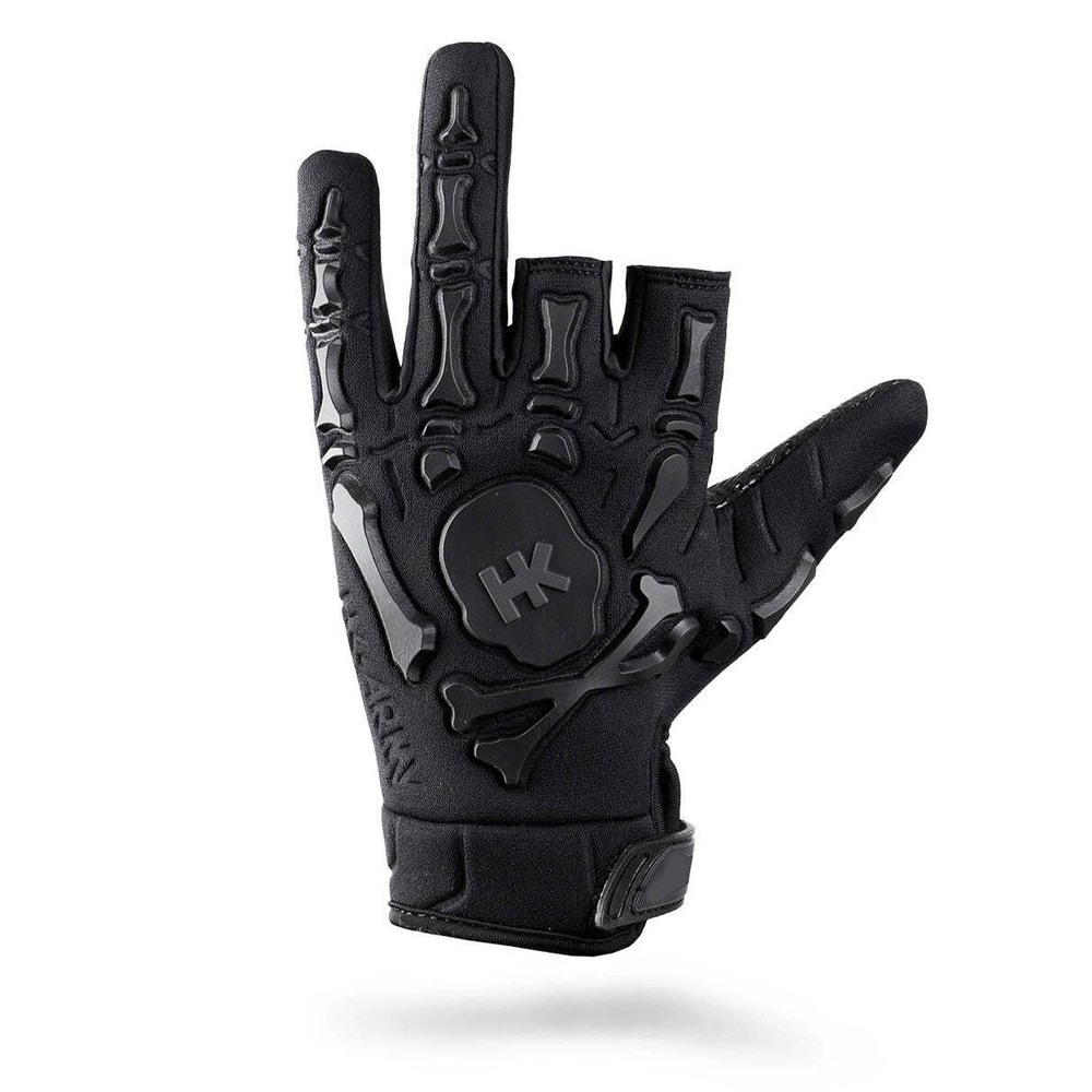 HK Army Bone Gloves - Black / Black - Medium