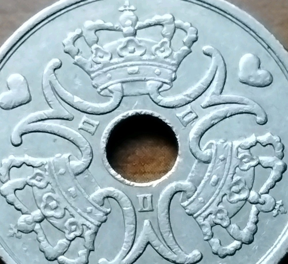 1990 Denmark Five Kroner Coin