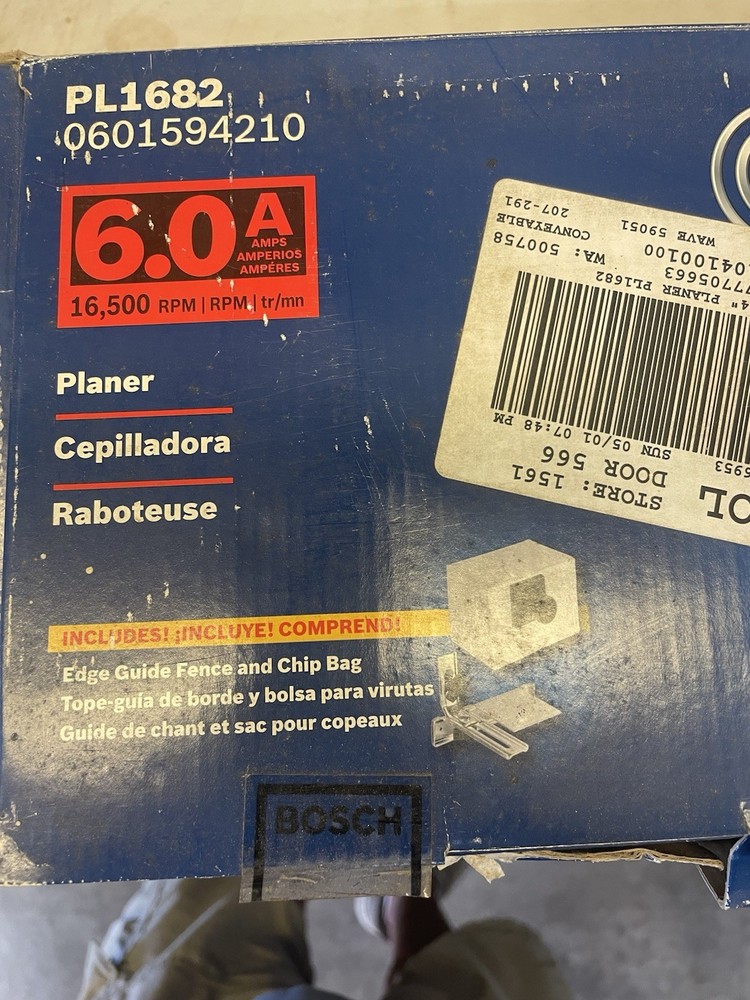 Bosch 6.0 Amp Planner